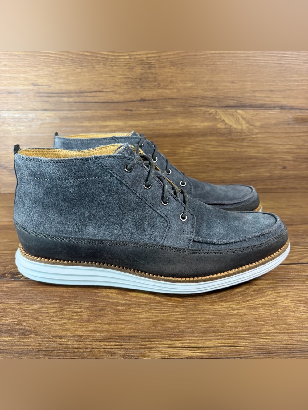 Cole Haan Lunargrand‎ Chukka Boots Men’s Size 11 Suede Shoes